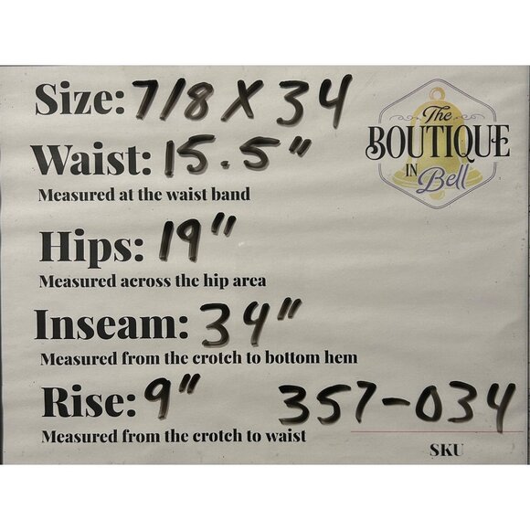 Twenty X Jeans Womens 7/8x34 Houston Lowest Rise Bootcut Embroidered Slim Fit - Picture 13 of 14